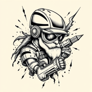 Illustrative Cyber Tattoo