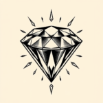 Illustrative Diamond Tattoo