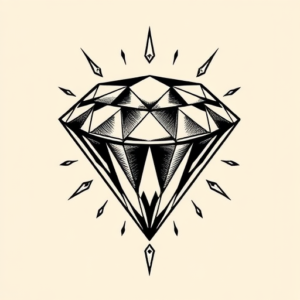 Illustrative Diamond Tattoo