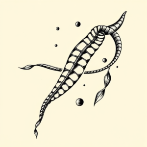 Illustrative Dna Tattoo