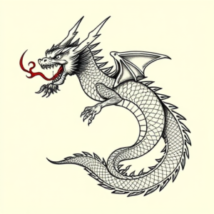 Illustrative Dragon Tattoo