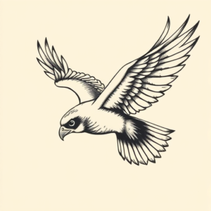 Illustrative Falcon Tattoo
