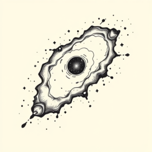 Illustrative Galaxy Tattoo