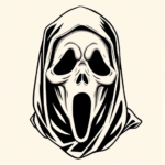 Illustrative Ghostface Tattoo