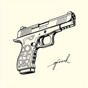 Illustrative Glock Tattoo