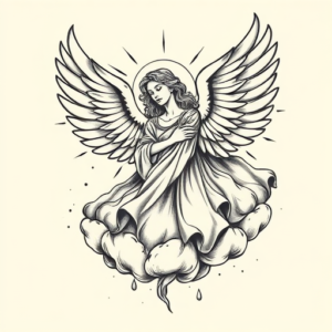 Illustrative Heaven Tattoo