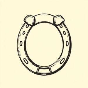 Illustrative Horseshoe Tattoo