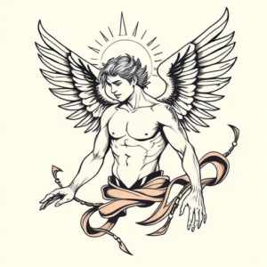Illustrative Icarus Tattoo