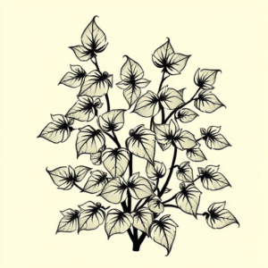 Illustrative Ivy Tattoo