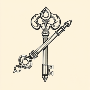 Illustrative Key Tattoo
