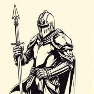 Illustrative Knight Tattoo