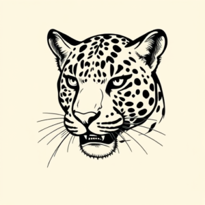 Illustrative Leopard Tattoo