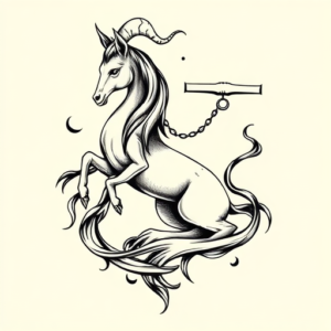 Illustrative Libra Tattoo