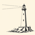 Illustrative Lighthouse Tattoo