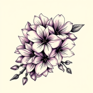 Illustrative Lilac Tattoo