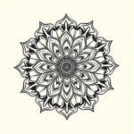 Illustrative Mandala Tattoo