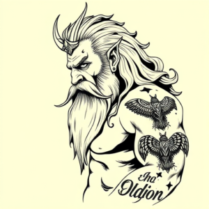 Illustrative Odin Tattoo