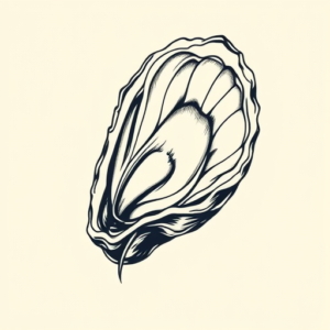 Illustrative Oyster Tattoo