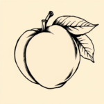 Illustrative Peach Tattoo