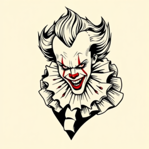 Illustrative Pennywise Tattoo