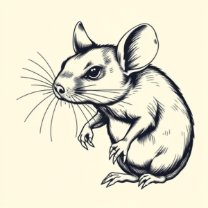 Illustrative Rat Tattoo