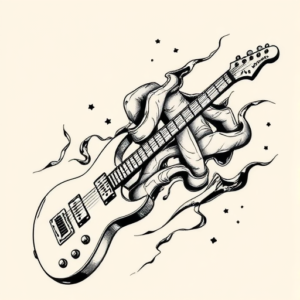 Illustrative Rock Tattoo