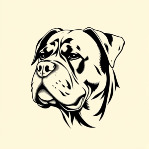 Illustrative Rottweiler Tattoo