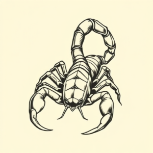 Illustrative Scorpio Tattoo