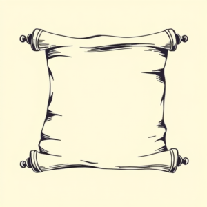 Illustrative Scroll Tattoo