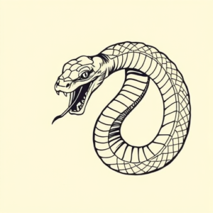 Illustrative Serpent Tattoo