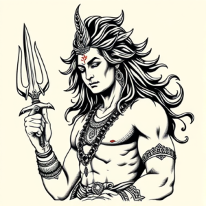 Illustrative Shiva Tattoo