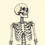 Illustrative Skeleton Tattoo