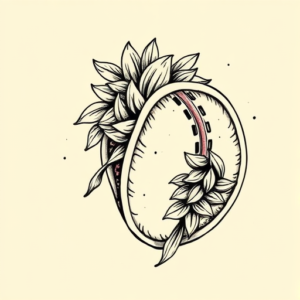 Illustrative Taco Tattoo