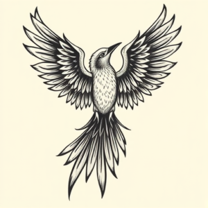 Illustrative Thunderbird Tattoo
