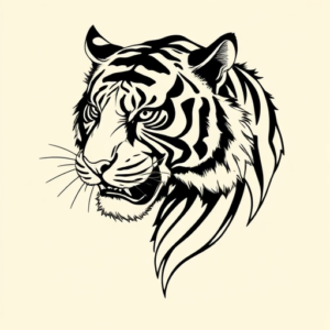 Illustrative Tiger Tattoo