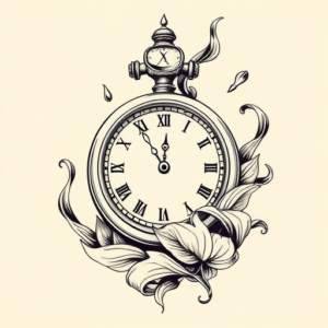 Illustrative Time Tattoo