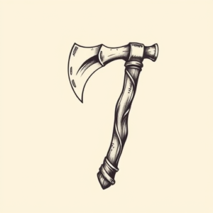 Illustrative Tomahawk Tattoo