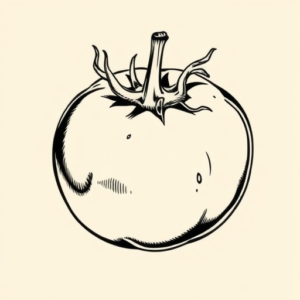 Illustrative Tomato Tattoo