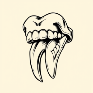 Illustrative Tooth Tattoo