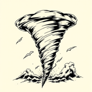 Illustrative Tornado Tattoo