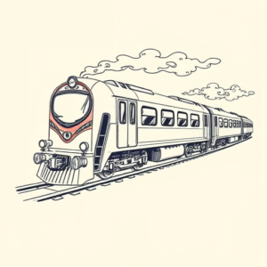 Illustrative Train Tattoo