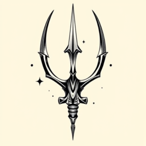 Illustrative Trident Tattoo