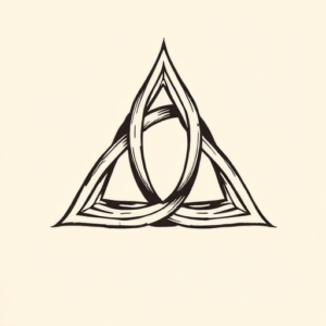 Illustrative Triquetra Tattoo