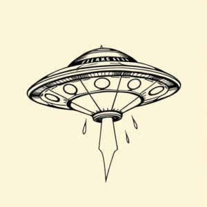 Illustrative Ufo Tattoo