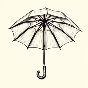 Illustrative Umbrella Tattoo