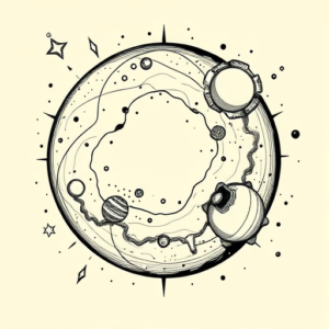 Illustrative Universe Tattoo