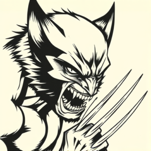 Illustrative Wolverine Tattoo