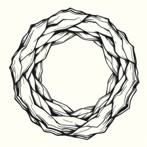 Illustrative Wormhole Tattoo