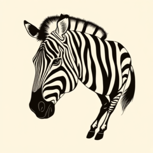 Illustrative Zebra Tattoo