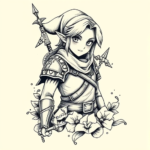 Illustrative Zelda Tattoo